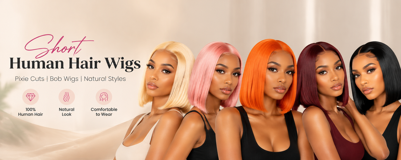 Short Human Hair Wigs
