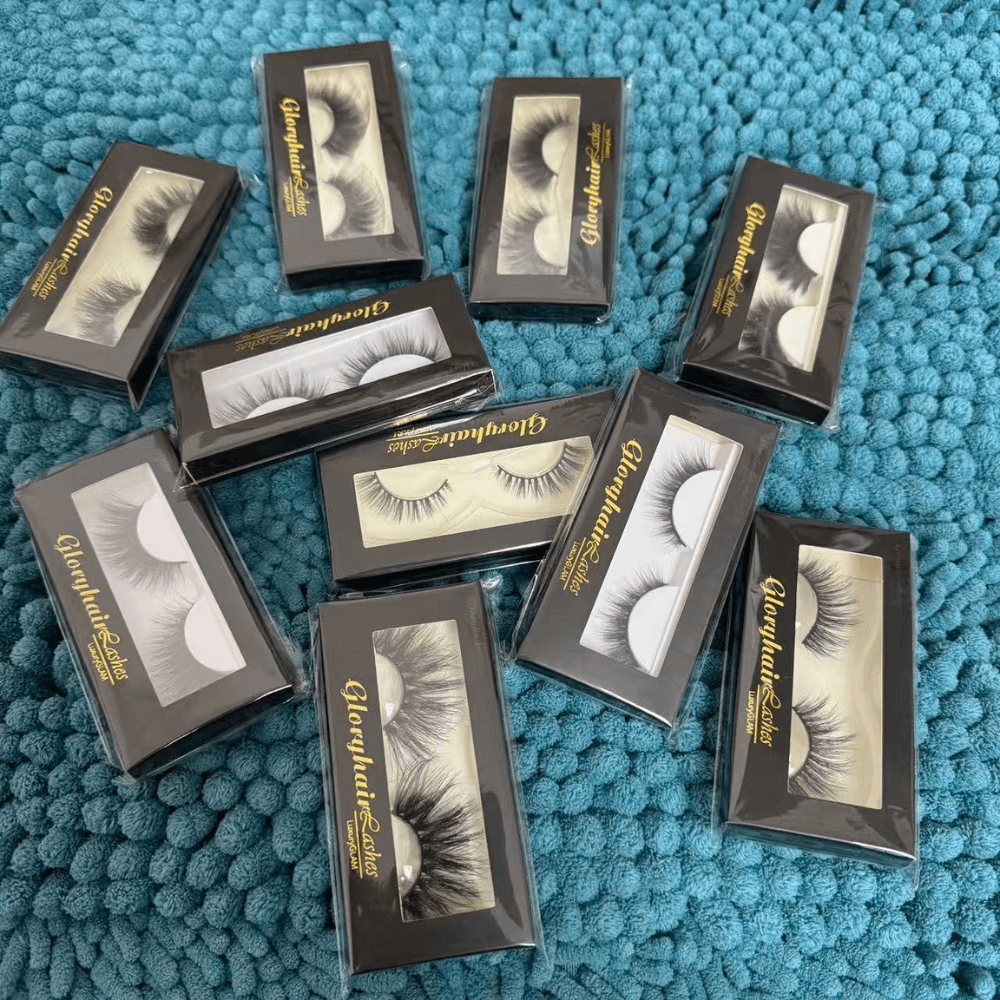 Mystery False Eyelash Set Mink Faux Strip Lashes All Lengths 10 Pairs Gift