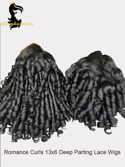 Romance Curl 13x6 Lace Frontal Wig: 100% Virgin Human Hair - HD Lace