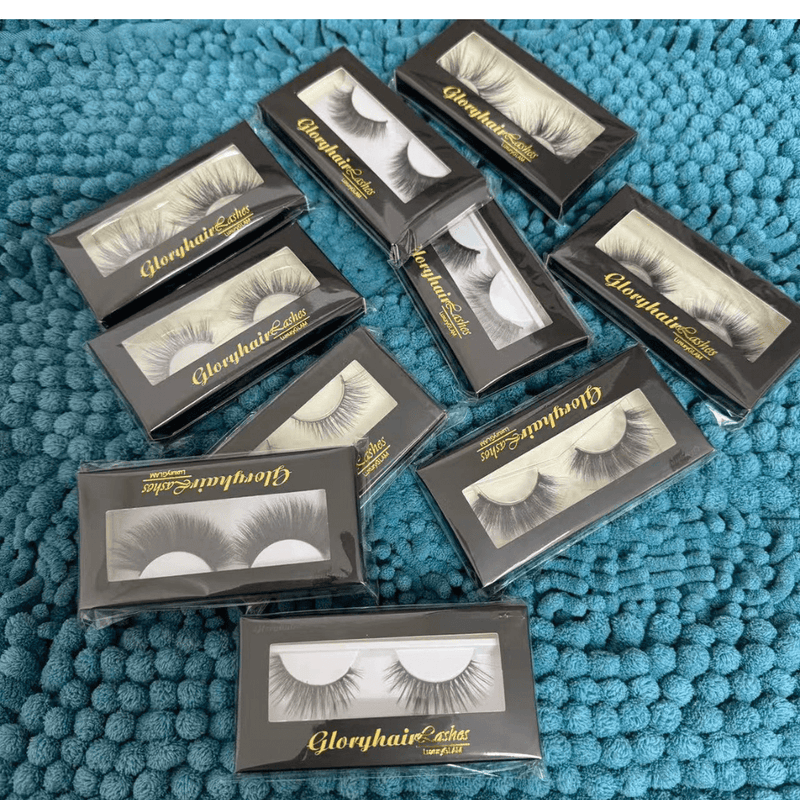 Mystery Lash Collection Mink & Faux False Eyelashes Short Medium Long 10pc