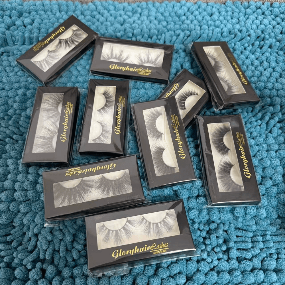 Mystery False Eyelash Set Mink Faux Strip Lashes All Lengths 10 Pairs Gift