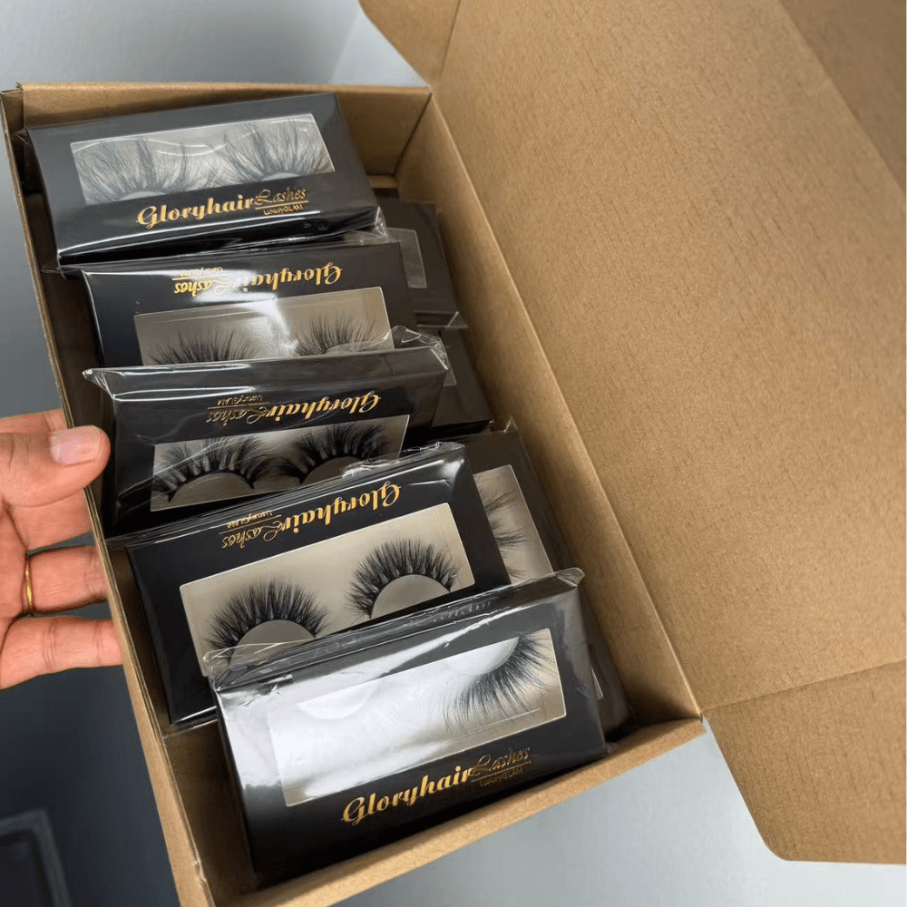 Mystery Lash Collection Mink & Faux False Eyelashes Short Medium Long 10pc