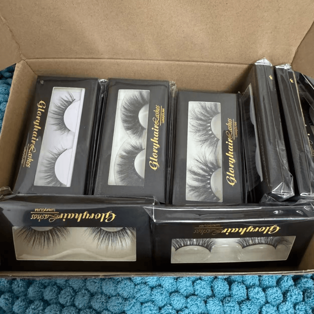 Mystery False Eyelash Set Mink Faux Strip Lashes All Lengths 10 Pairs Gift