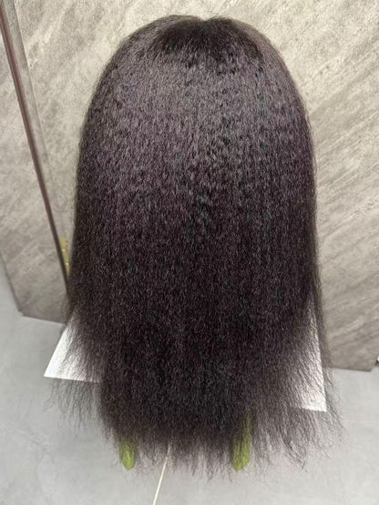 Kinky Curly & Straight Glueless Lace Front Human Wig