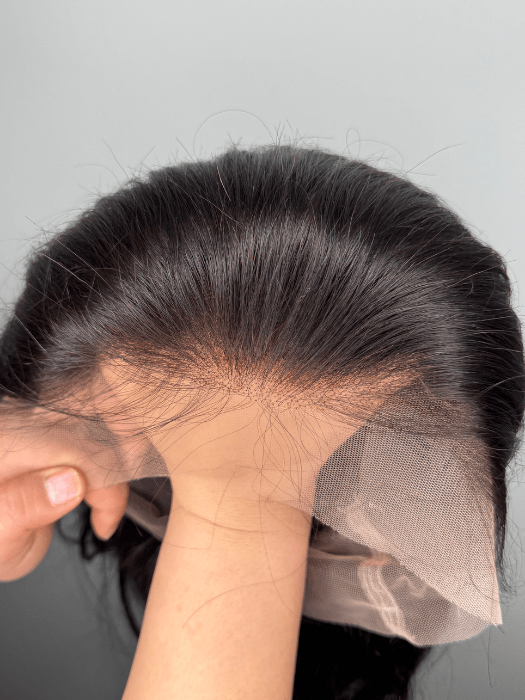 Premium 360 HD Lace Human Hair Wig – Natural Hairline