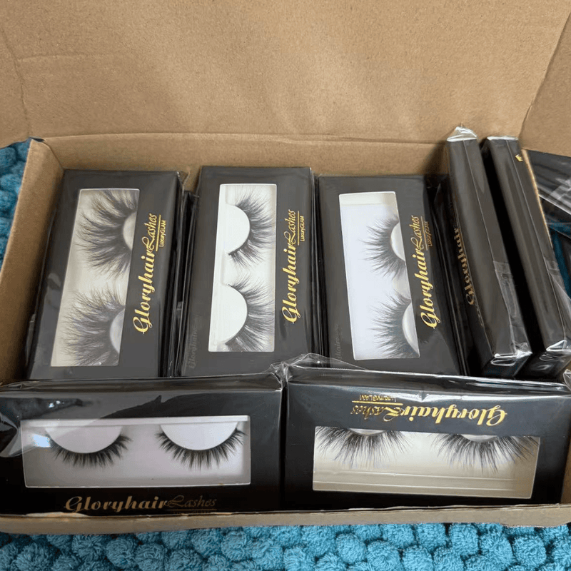Mystery False Eyelash Set Mink Faux Strip Lashes All Lengths 10 Pairs Gift