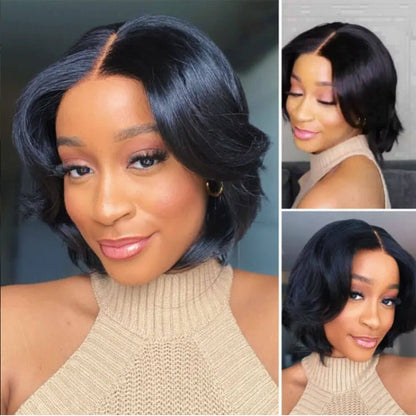 Boss Vibe Pixie Cut HD Lace Wig: Natural Black Pre-Cut Glueless Unit