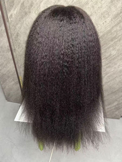 Kinky Curly & Straight Glueless Lace Front Human Wig