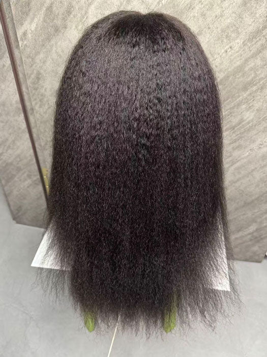 Kinky Curly & Straight Glueless Lace Front Human Wig