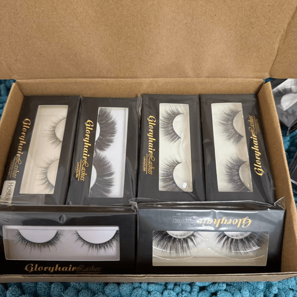 Mystery False Eyelash Set Mink Faux Strip Lashes All Lengths 10 Pairs Gift