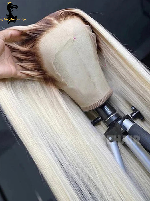 dark brown lace front wig