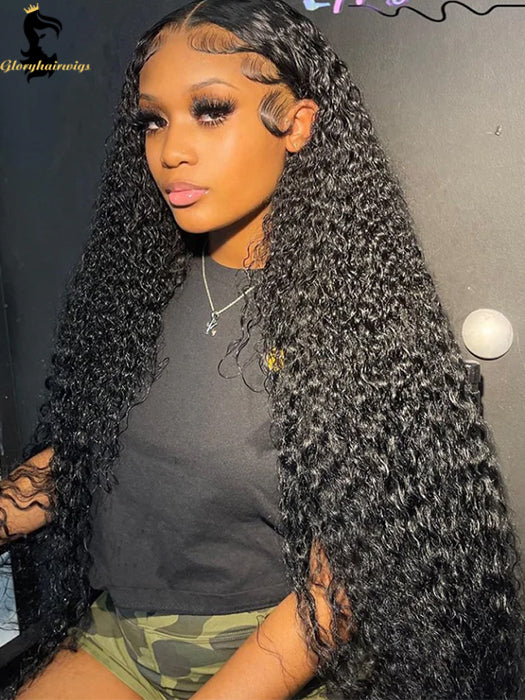 2026 Skin melt lace preplucked human hair deep curly wigs