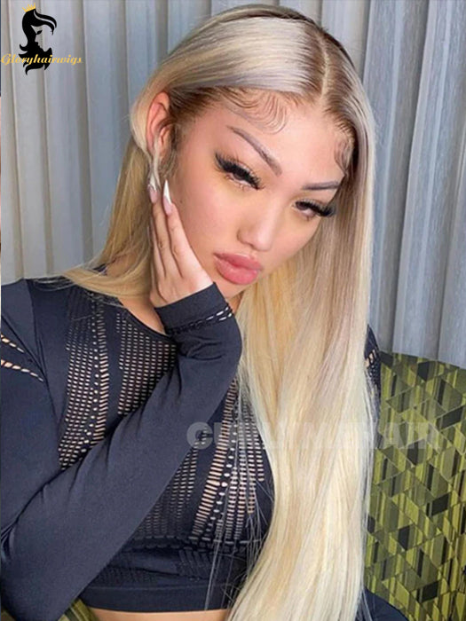 honey brown lace front wig