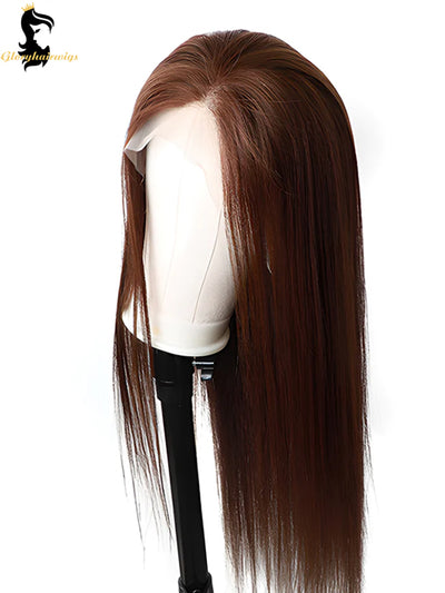 honey brown lace front wig