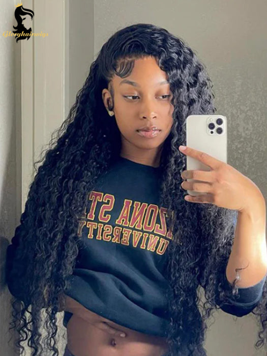 deep curly wigs human hair