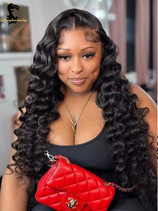 glueless loose deep wave wig
