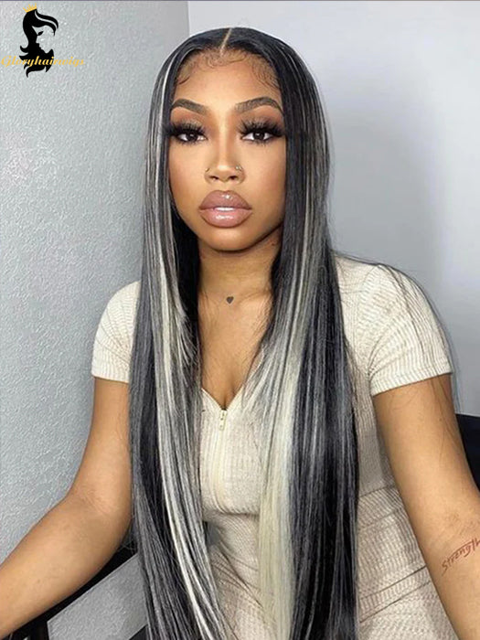 grey wig human hair