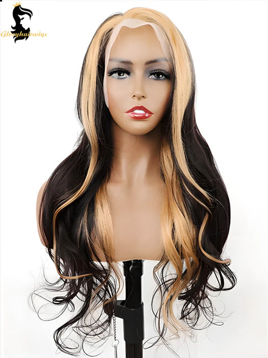 honey blonde straight wig