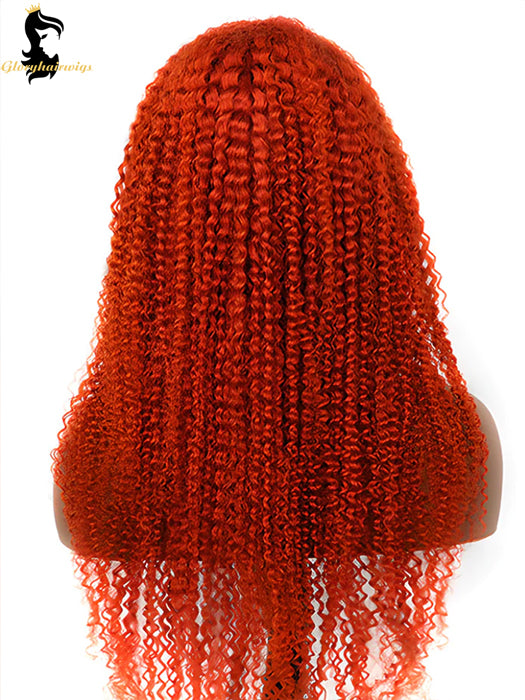 burnt orange lace front wig