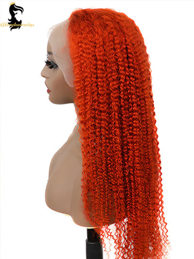 orange ombre wig