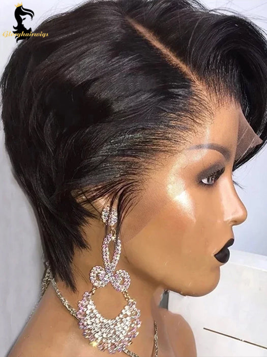 short pixie cut human hair wigs
