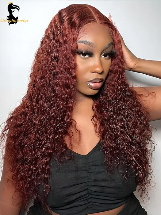 reddish brown glueless wig