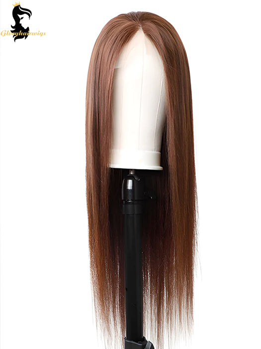 chestnut brown lace front wig