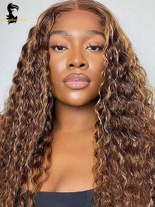 24 inch water wave wig