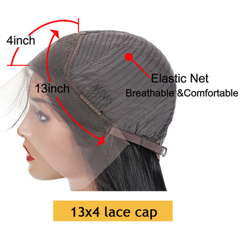 Kinky Curly & Straight Glueless Lace Front Human Wig
