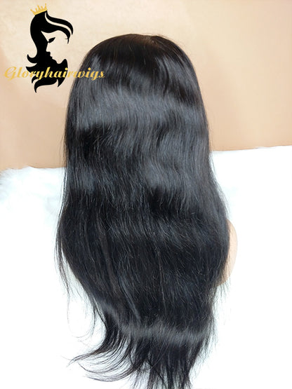 New Arrival hairline style  Lace Front Human Hair Wigs  Silk Straight Wigs - gloryhairwigs
