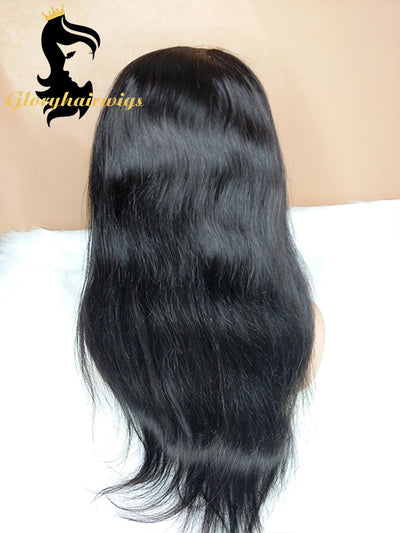 New Arrival hairline style  Lace Front Human Hair Wigs  Silk Straight Wigs - gloryhairwigs