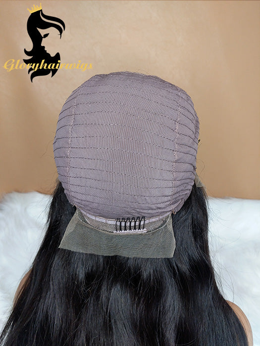 New Arrival hairline style  Lace Front Human Hair Wigs  Silk Straight Wigs - gloryhairwigs
