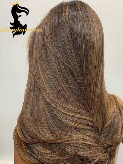 brown clip in hair extensions human hair