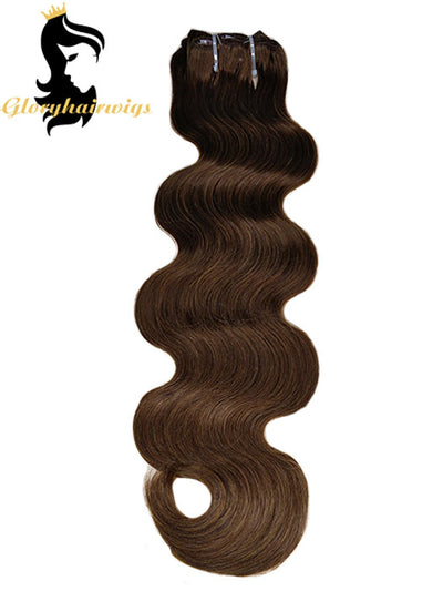 clip in human hair extension straight