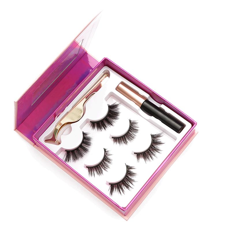 Affordable magnetic lashes luxury packaging 6 Sets gloryhairwigs