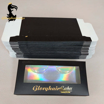 Custom paper lash box 3d false eyelash 500pcs