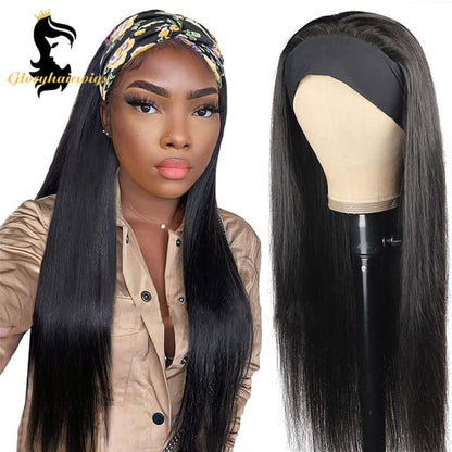 affordable human hair headband wigs