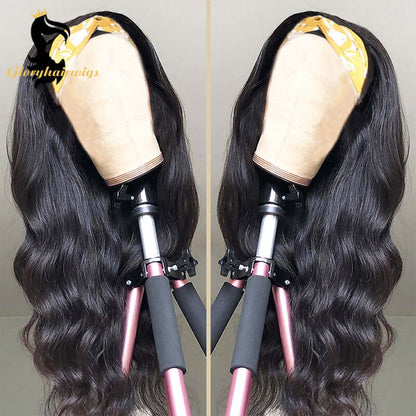 wet and wavy headband wig