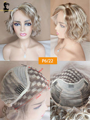 bob wig with highlights