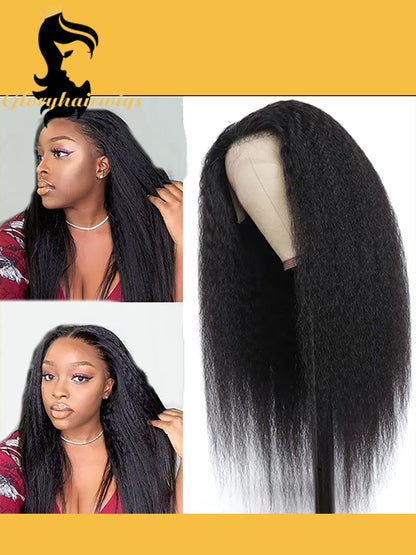 kinky straight lace wig