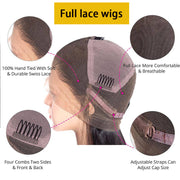 short wet and wavy human hair wigs
