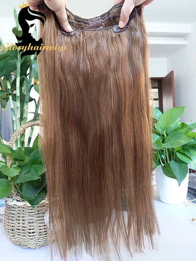 Straight Clip In Human Hair Extensions real hair clip in extensions