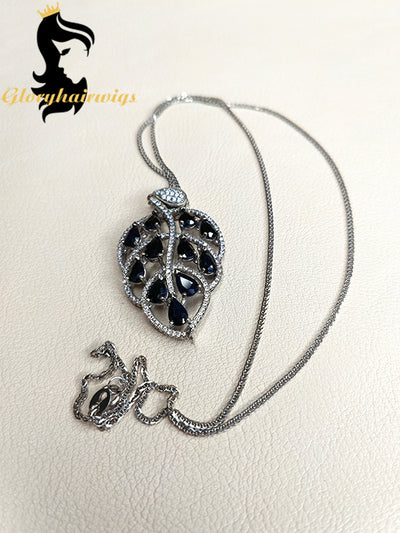 Precious stone 925 Sterling Silver natural sapphire blue gemstones Clearance