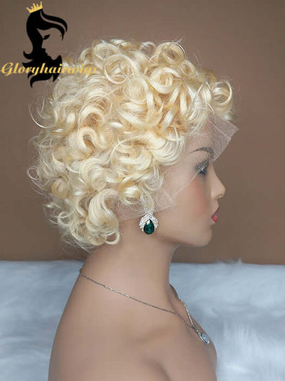 Short full lace wigs