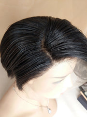 short wavy bob wigs