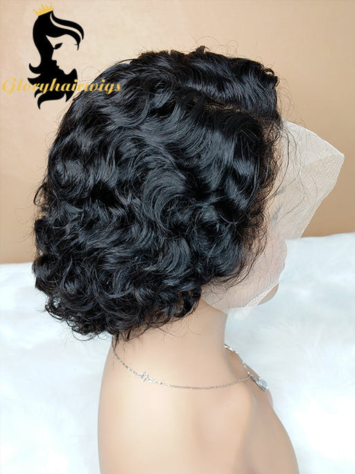 short water wave wig
