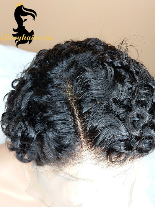 360 lace frontal short wigs
