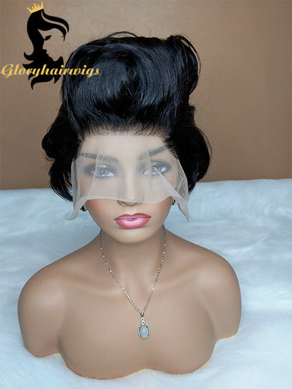 wigs short human hair