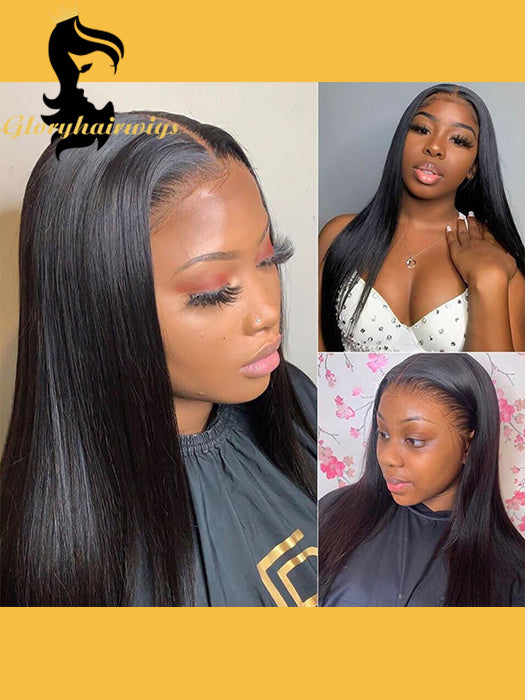 straight lace front wig