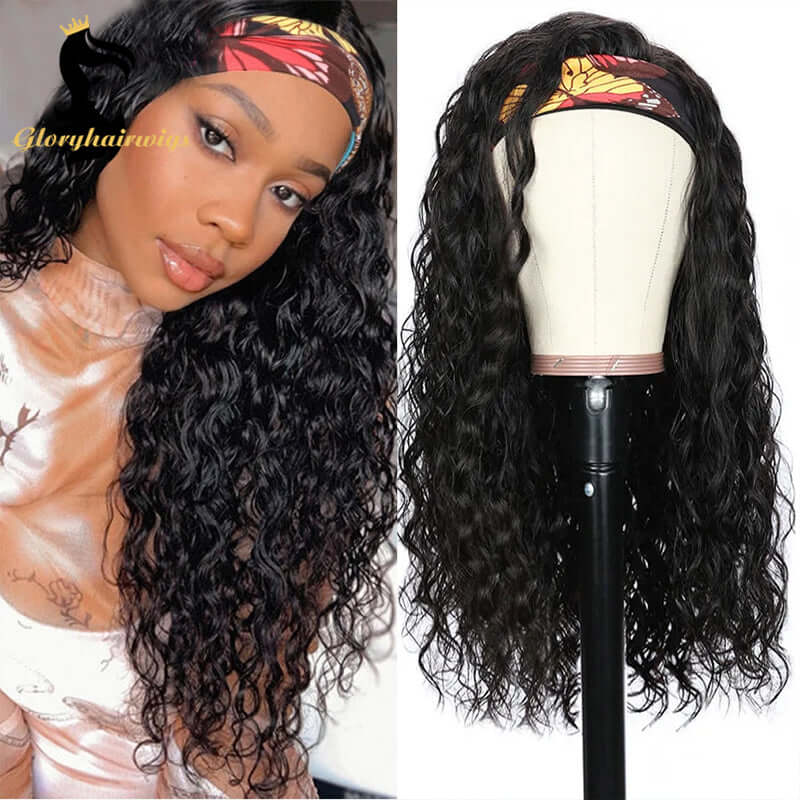 headband wig curly